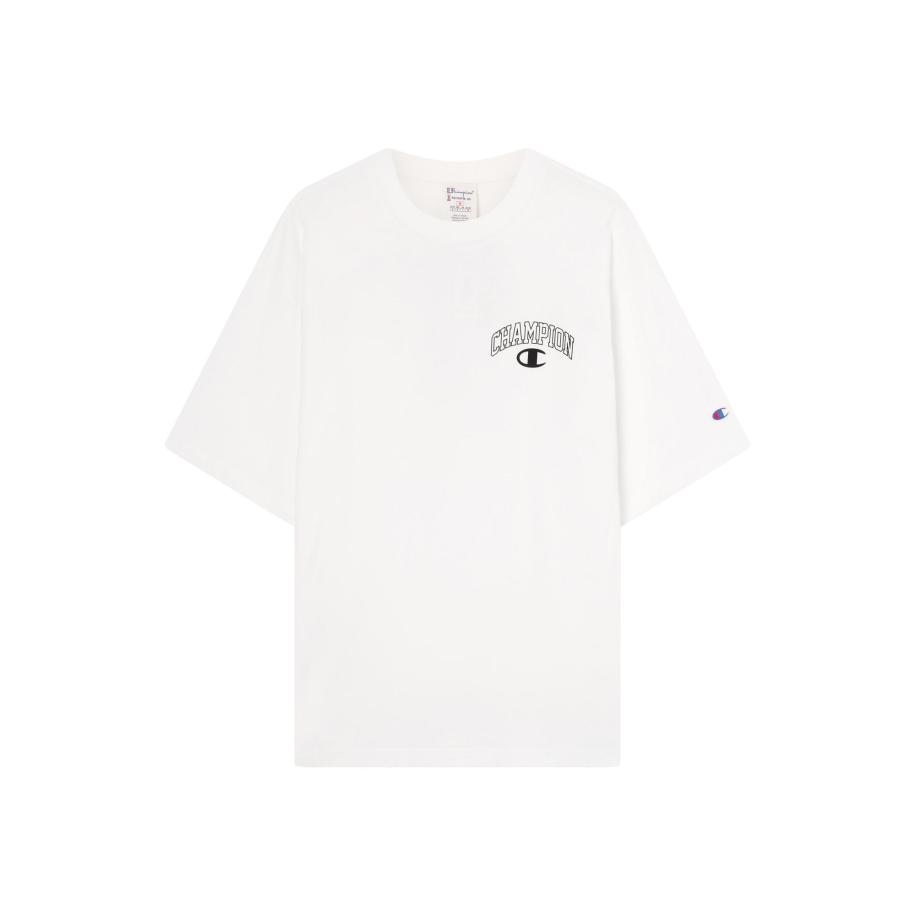 Champion Authentic Athletic Apparel Champion Authentic Athletic Apparel Shirt zwart / wit -