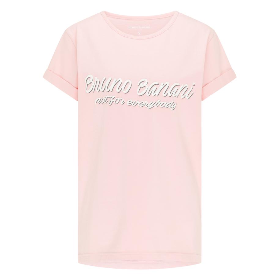 Bruno Banani Bruno Banani Shirt Perry donkergrijs / rosa / wit -