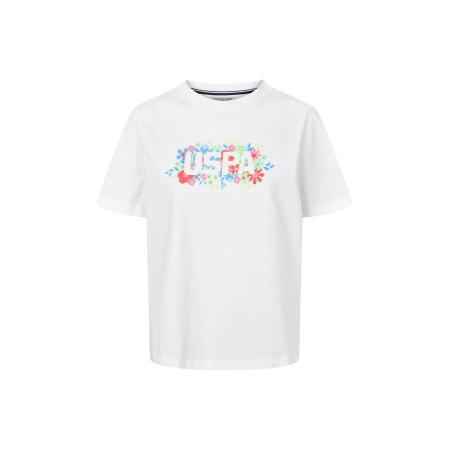 U.S. Polo Assn. U.S. POLO ASSN. Shirt Haya blauw / lichtgroen / pink / wit