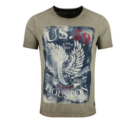 Key Largo Key Largo Shirt MT HOUSTON navy / groen / olijfgroen / rood