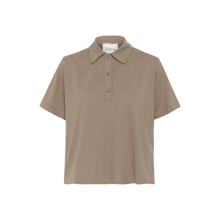 My Essential Wardrobe My Essential Wardrobe Shirt AbbyMW donkerbeige -