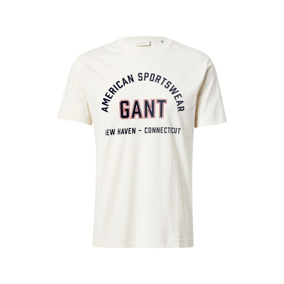 Gant GANT Shirt beige / rood / zwart -