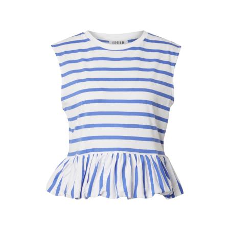 EDITED EDITED Shirt Davinia blauw / wit
