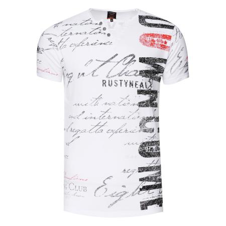 Rusty Neal Rusty Neal Shirt rood / zwart / wit