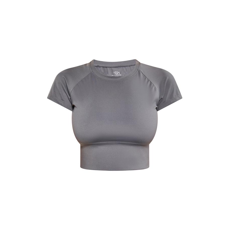 IZIA IZIA Shirt donkergrijs -