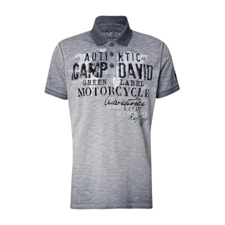Camp David CAMP DAVID Shirt donkergrijs / grijs gemêleerd / zwart