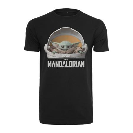 mister tee Mister Tee Shirt Baby Yoda Mandalorian lichtbruin / grijs / mintgroen / oranje / zwart