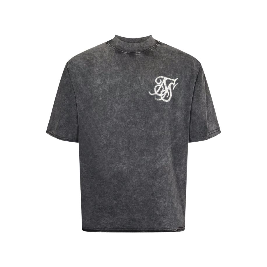 SikSilk SikSilk Shirt zwart / wit -