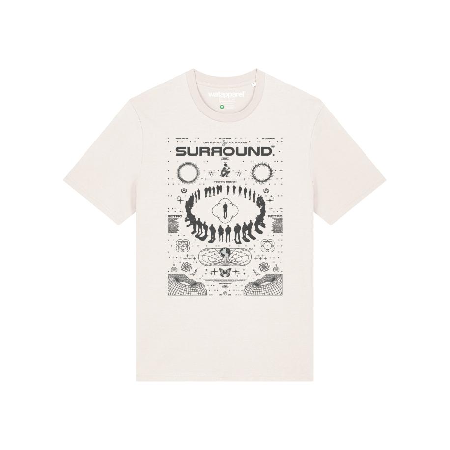 Watapparel Watapparel Shirt Surround zwart / wit -