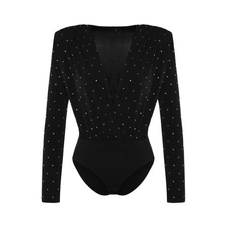 Trendyol Trendyol Shirt body zwart / wit