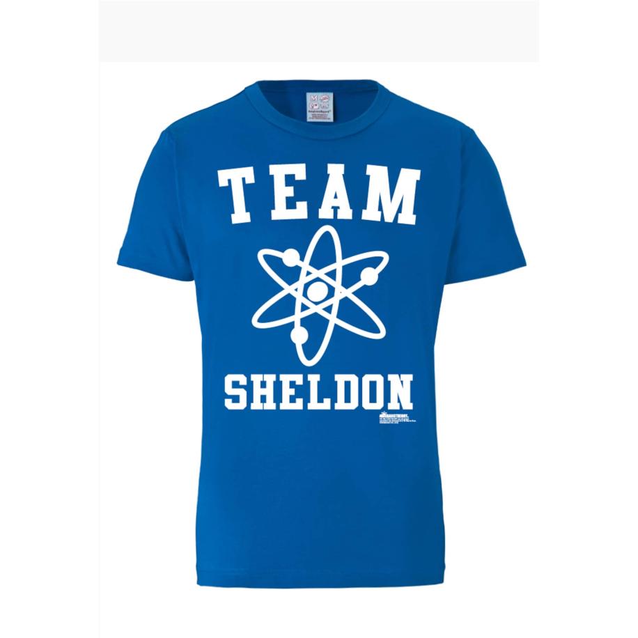 LOGOSHIRT Shirt blauw / wit Blauw