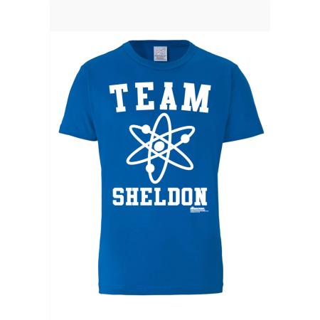 LOGOSHIRT Shirt blauw / wit