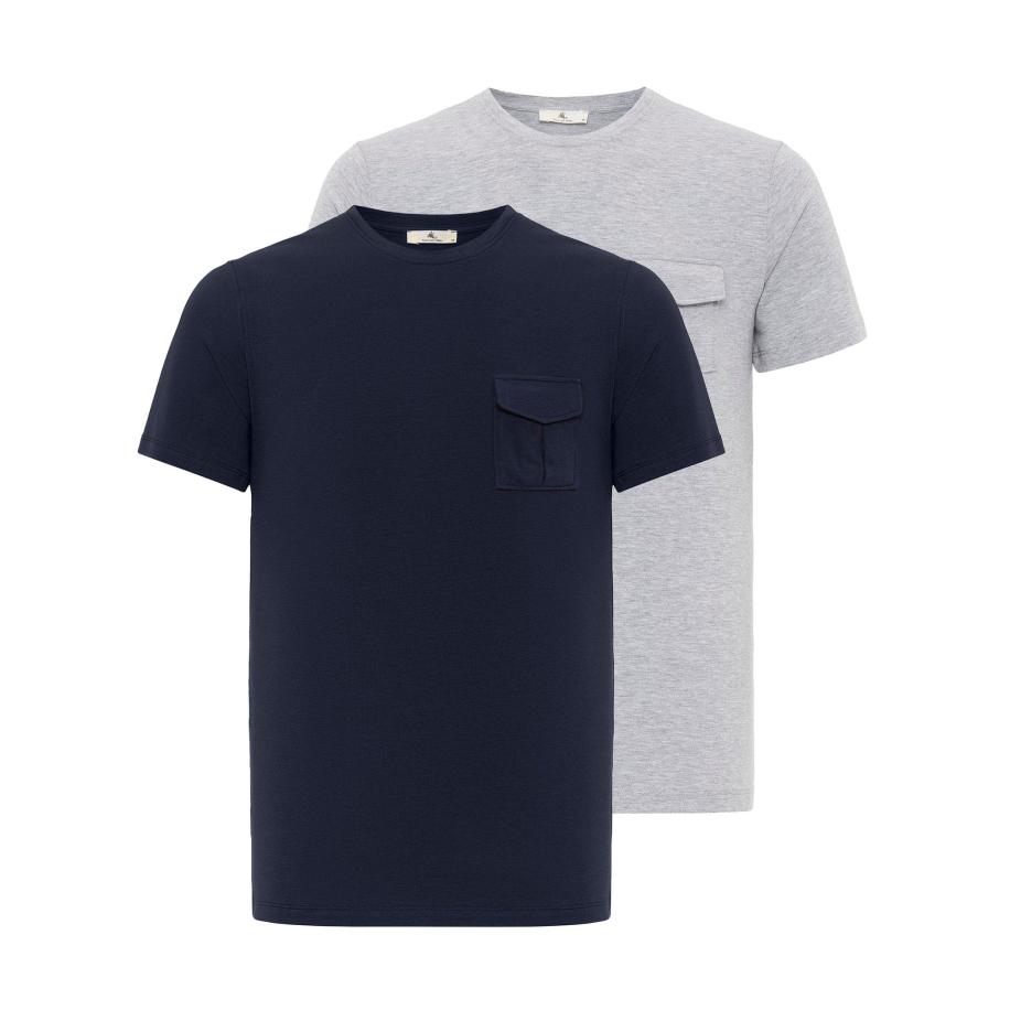 Daniel Hills Daniel Hills Shirt grijs gemêleerd / zwart -