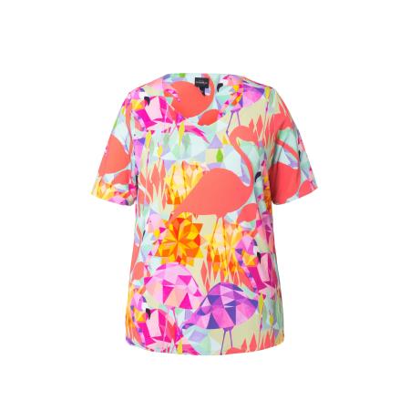 Ulla Popken Ulla Popken Shirt lila / lavendel / neonroze / rood