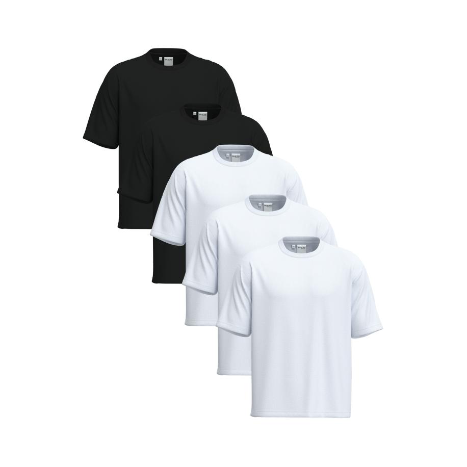 Selected SELECTED Shirt SLHCORMAC zwart / wit -