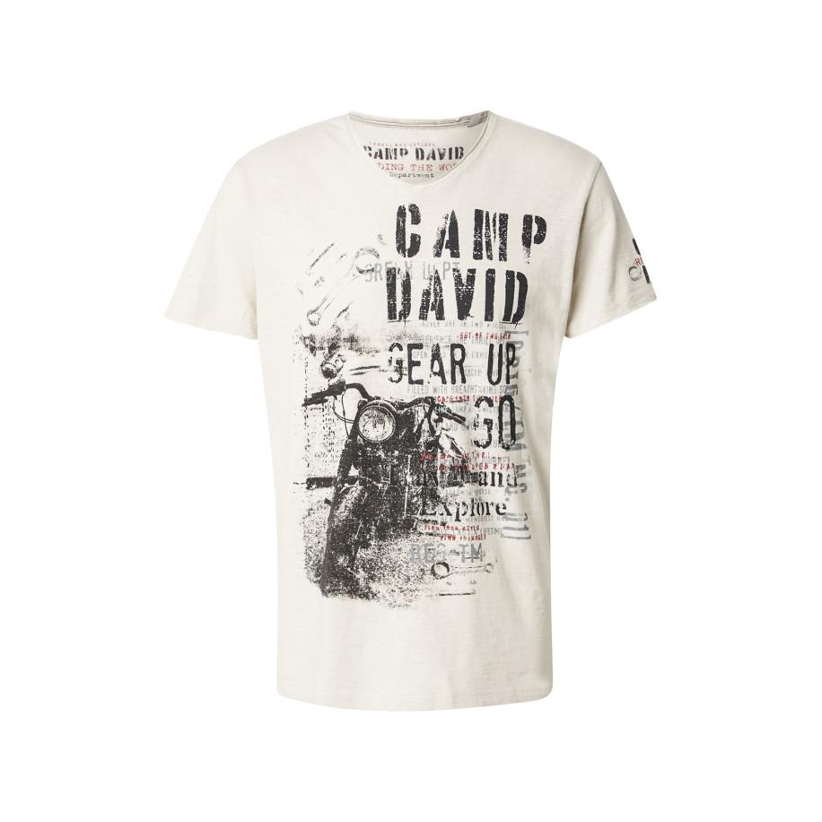 Camp David CAMP DAVID Shirt donkergrijs / wit -