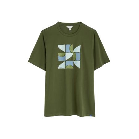 Seasalt Cornwall Seasalt Cornwall Shirt Midwatch lichtblauw / donkergroen