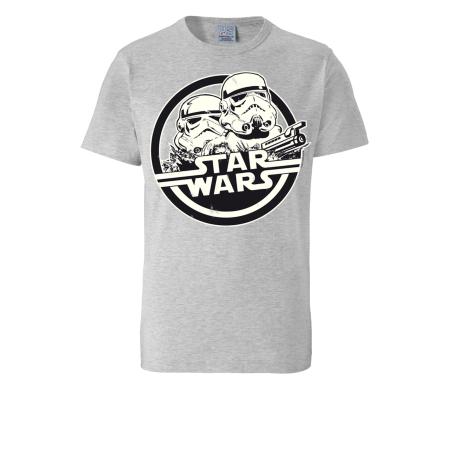 LOGOSHIRT Shirt Star Wars - Stormtrooper grijs
