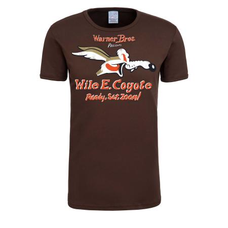 LOGOSHIRT Shirt Looney Tunes bruin / rood / wit