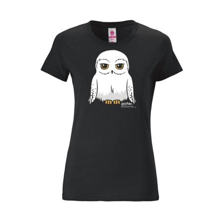 LOGOSHIRT Shirt zwart / wit