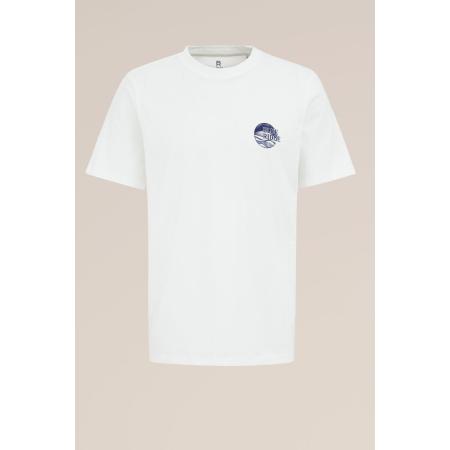 Blue Ridge heren T-shirt met opdruk - Regular fit - Wit - Katoen - Maat: XXXL