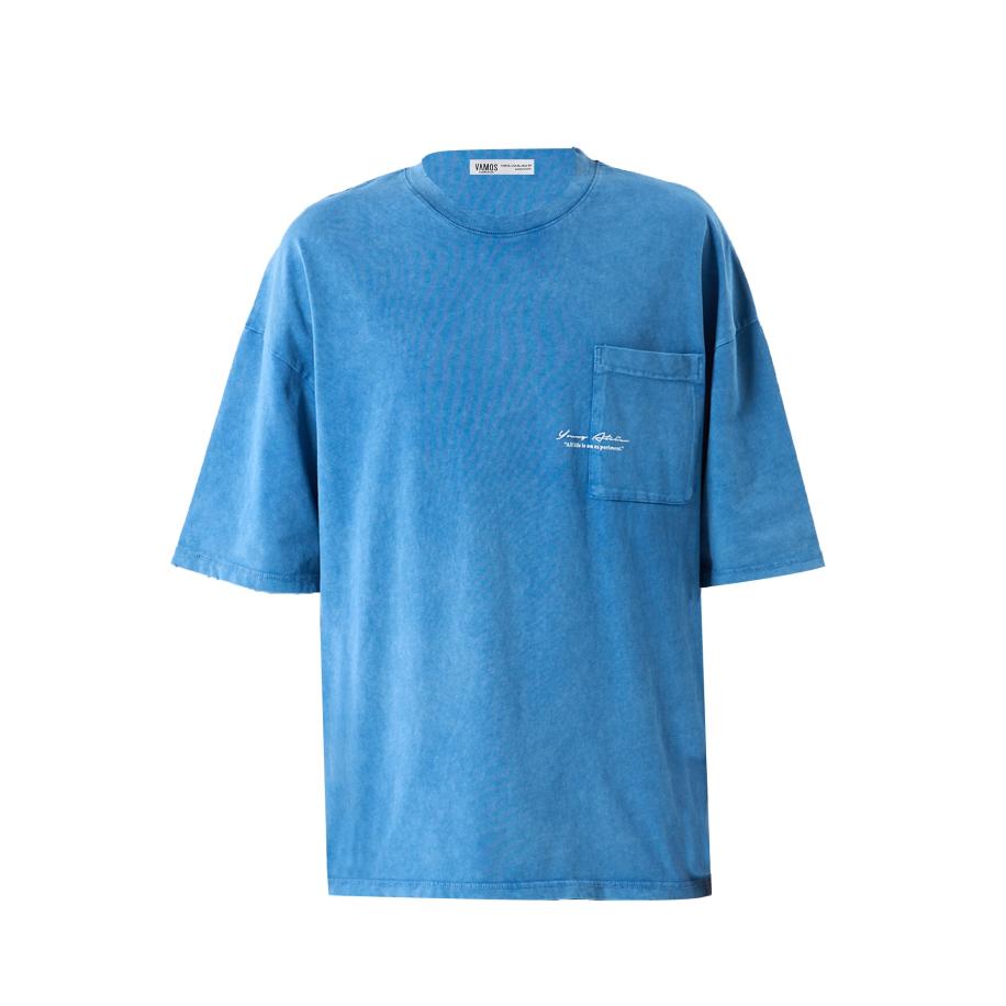 VAMOS CLO Shirt blauw / wit Blauw