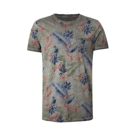 Key Largo Shirt Santa Fe navy / grijs gemêleerd / kaki / rood