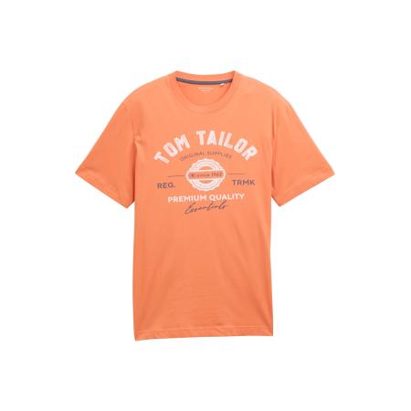 Tom Tailor TOM TAILOR Shirt marine / abrikoos / wit