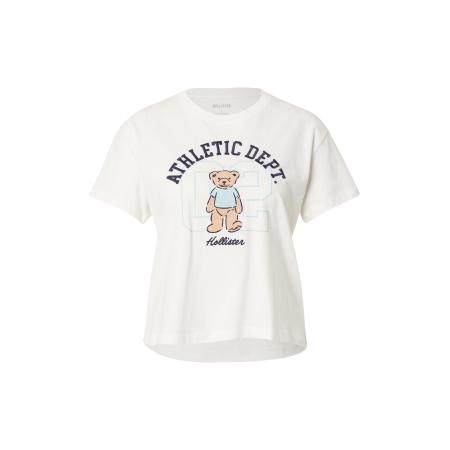 Hollister HOLLISTER Shirt beige / blauw / wit