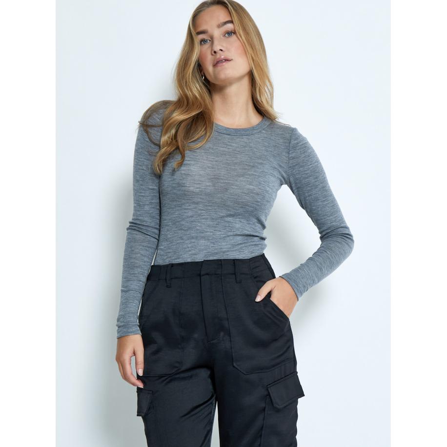 Minus minus Shirt Cally basaltgrijs -