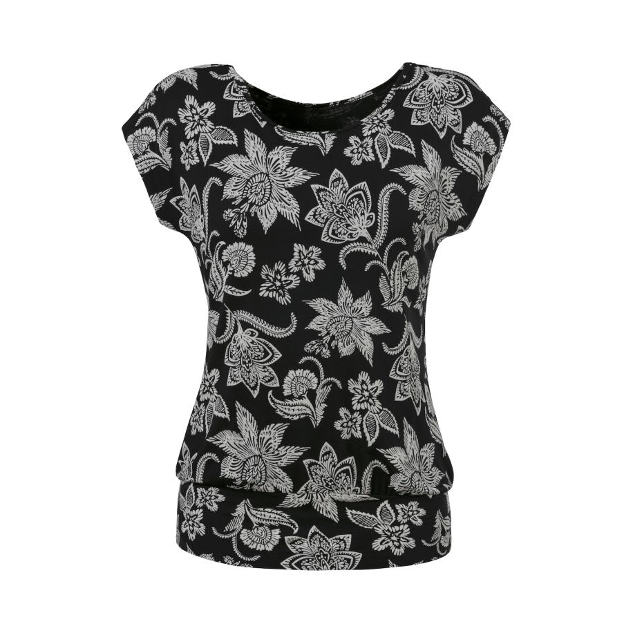 Lascana LASCANA Shirt zwart / wit -