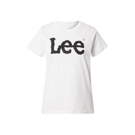 Lee Lee Shirt LOGO TEE zwart / wit