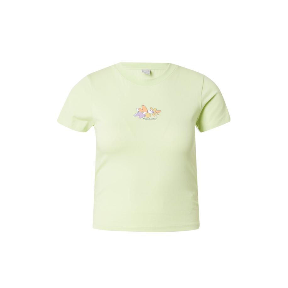 Iriedaily Iriedaily Shirt lichtgroen / lila / oranje / wit -