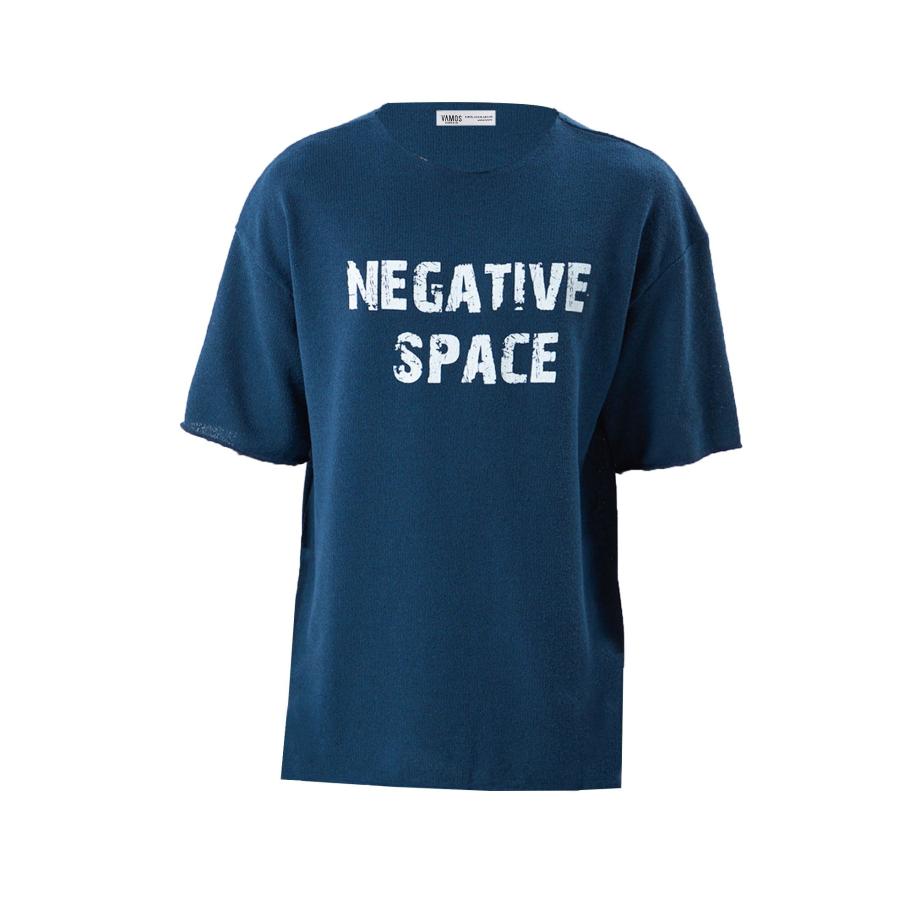 VAMOS CLO VAMOS CLO Shirt petrol / wit -