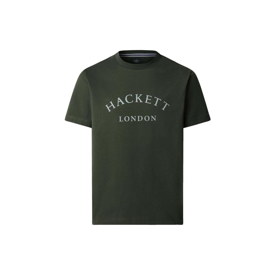 Hackett London Hackett London Shirt Heritage Ess donkergroen / wit -