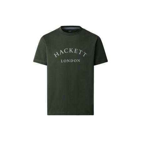 Hackett London Hackett London Shirt Heritage Ess donkergroen / wit