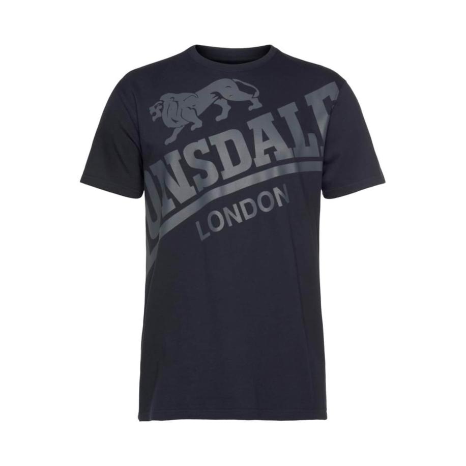 LONSDALE Shirt nachtblauw / grijs Blauw