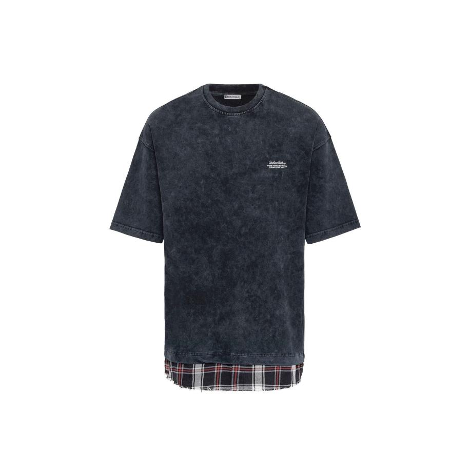 Dandalo Dandalo Shirt Jacky pastelrood / zwart / wit -