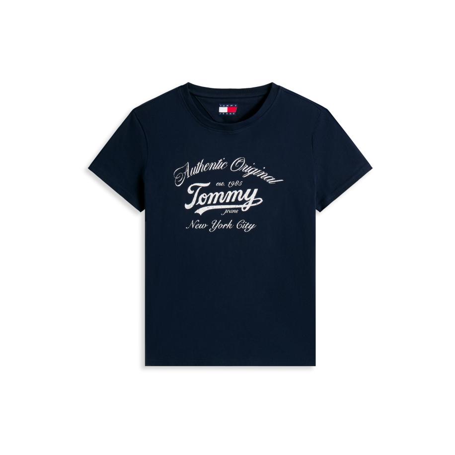 Tommy Jeans Tommy Jeans Shirt ESSENTIAL donkerblauw / wit -