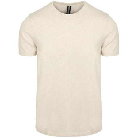 Profuomo T-Shirt Ecru Melange