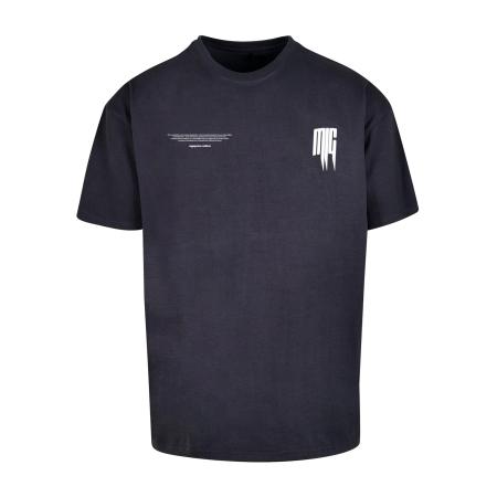 MJ Gonzales MJ Gonzales Shirt navy / lichtlila / wit