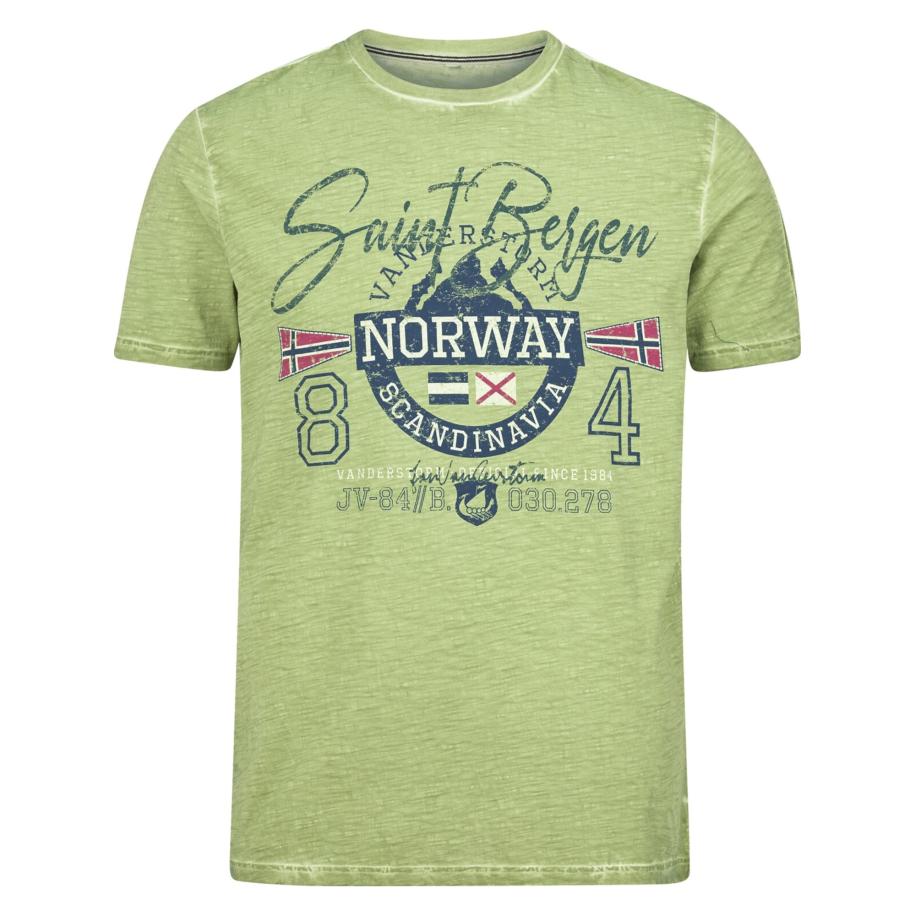 jan vanderstorm Jan Vanderstorm Shirt Helgo groen -