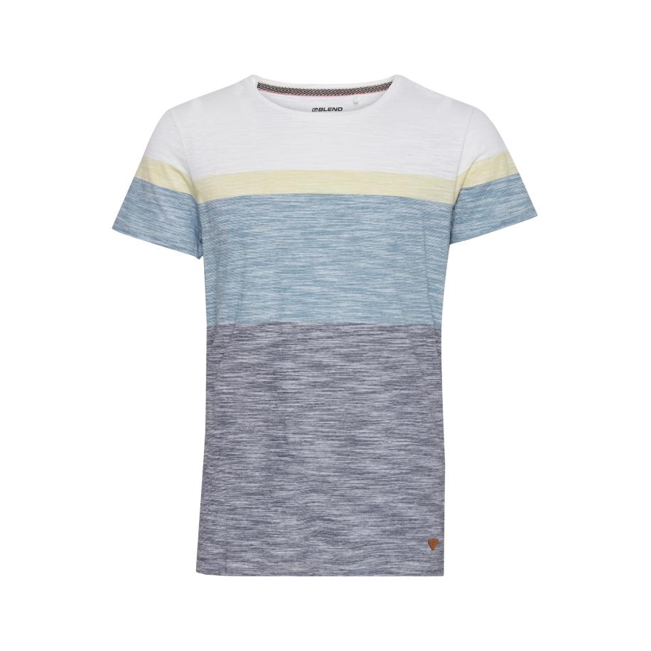 Blend BLEND Shirt JAKOB blauw / bruin / geel / wit -