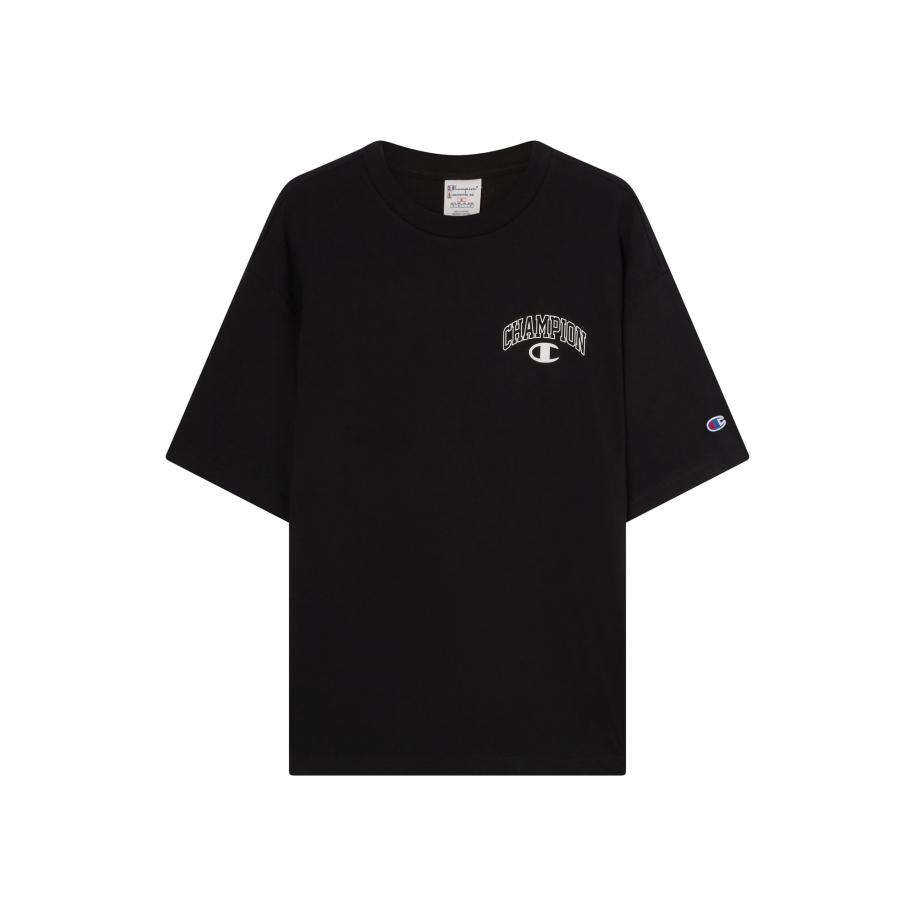 Champion Authentic Athletic Apparel Champion Authentic Athletic Apparel Shirt zwart / wit -