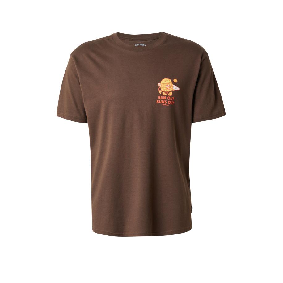 Billabong BILLABONG Shirt GIMMICKS donkerbruin / geel / grenadine / wit -