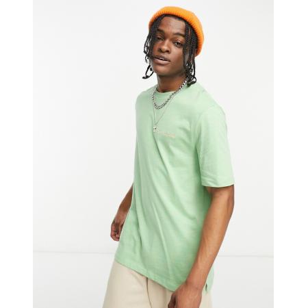 Lyle & Scott - Archive - T-shirt met space-dye in felgroen