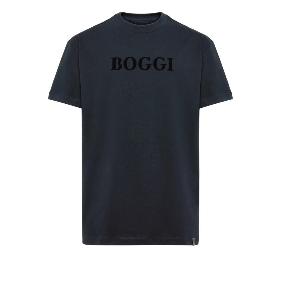 Boggi Milano Shirt navy / zwart Blauw