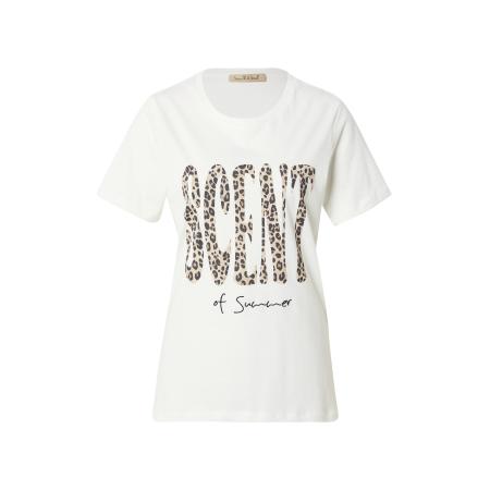 Smith & Soul Smith&Soul Shirt beige / donkerbeige / zwart / wit