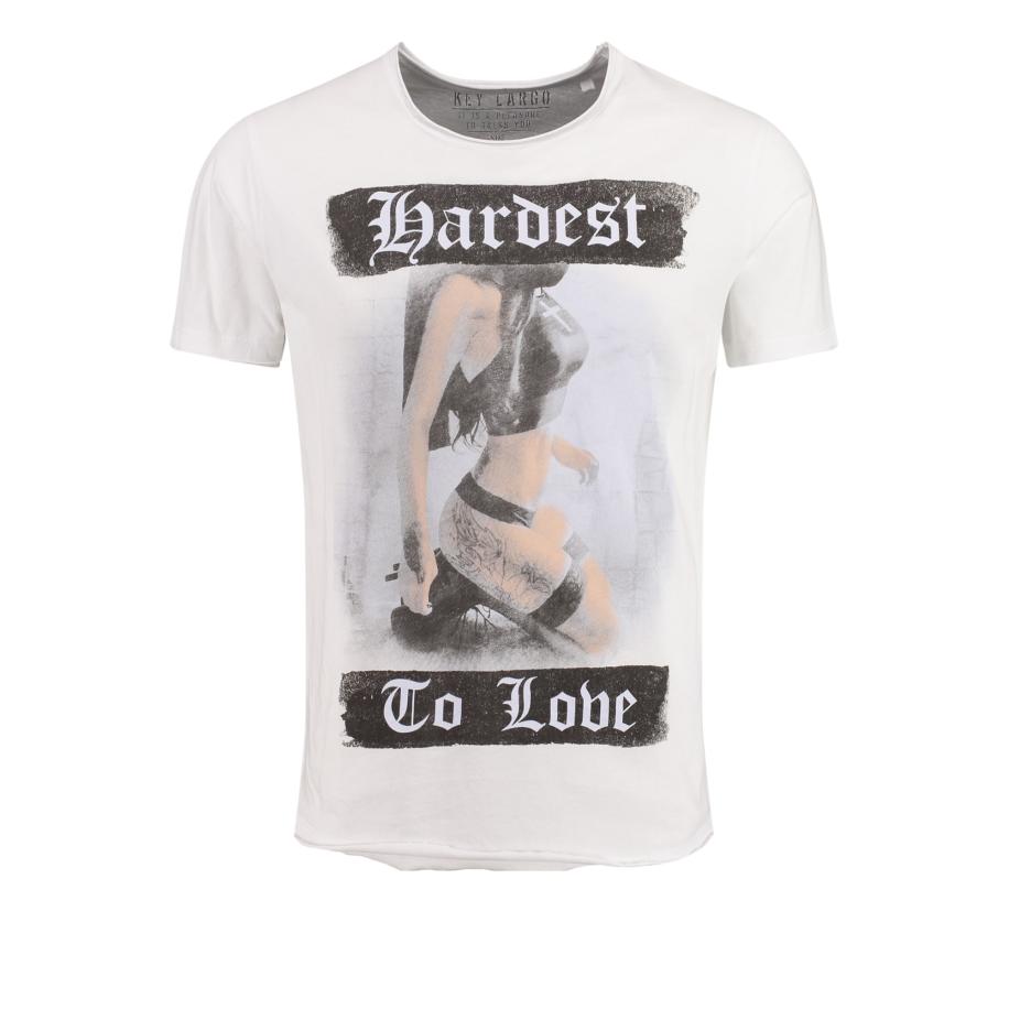 Key Largo Key Largo Shirt MT LEVEL beige / blauw / zwart / wit -