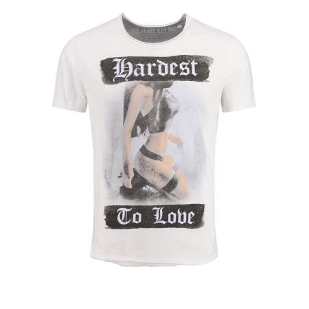 Key Largo Shirt MT LEVEL beige / blauw / zwart / wit